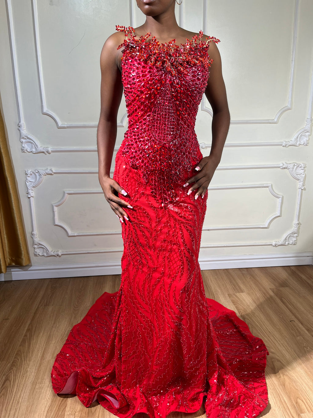 Red Prom dress